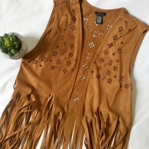Fun Fringe Fall Boho Vest